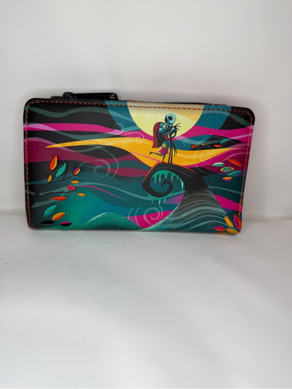 LOUNGEFLY Disney The Nightmare Before Christmas "Simply Meant To Be" Flap Wallet